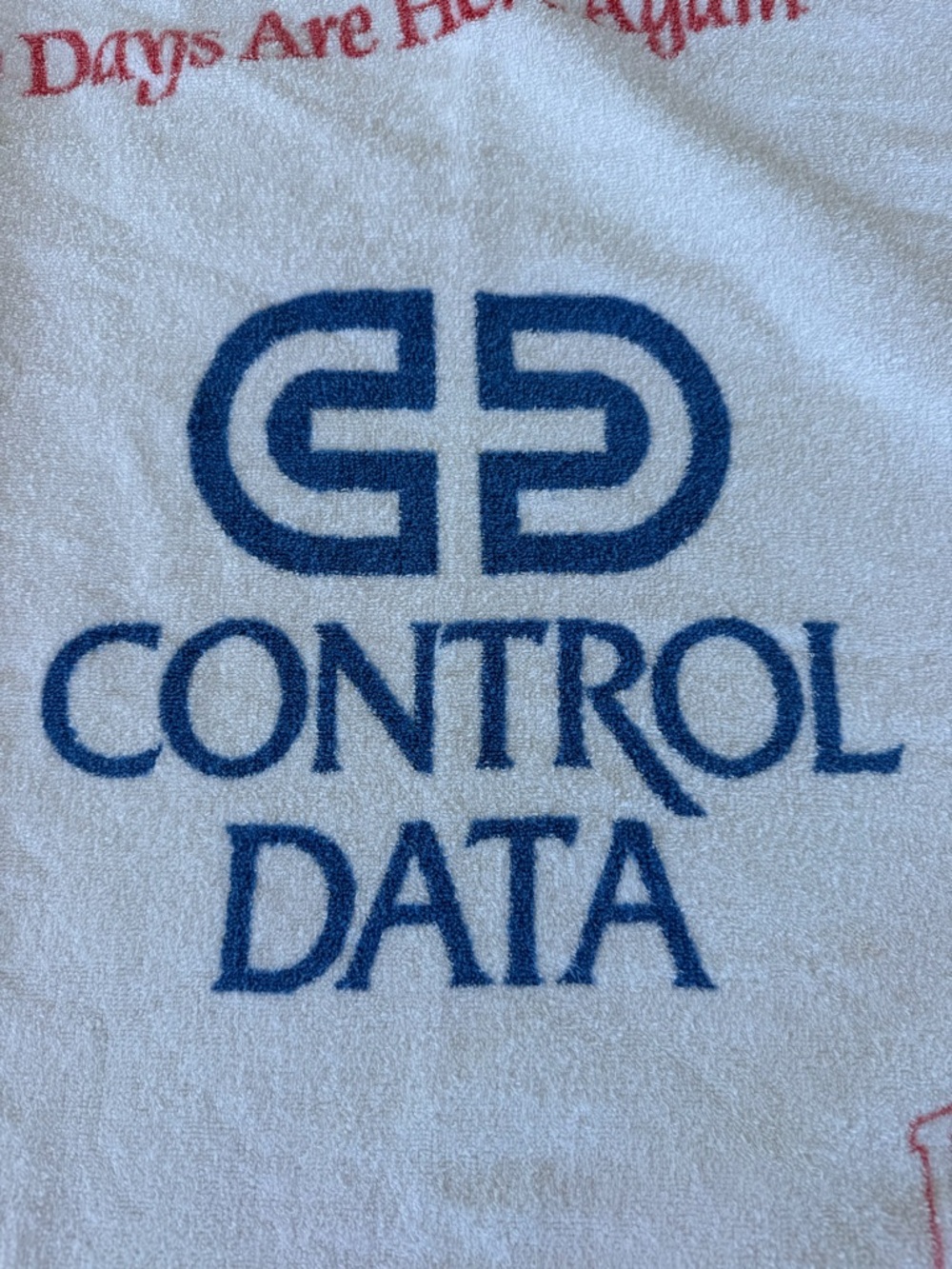 VTG Control Data Computers Employee Gift Beach Towel Slogans Cannon Royal Family - Picture 6 of 15